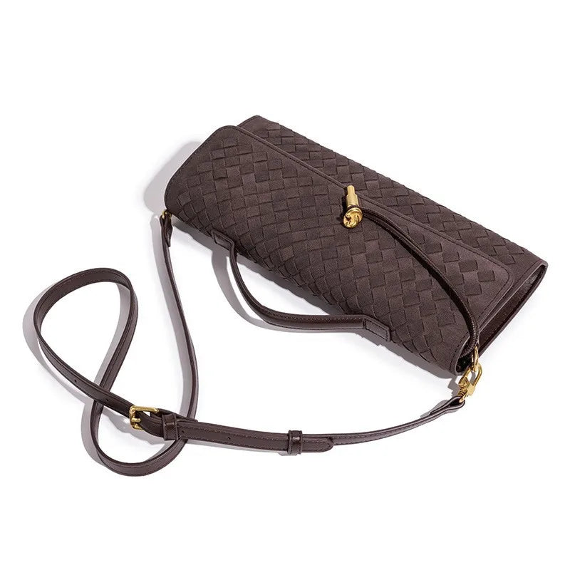 Arlena Suede Mini Handbag — Allyours Closet (view 8)