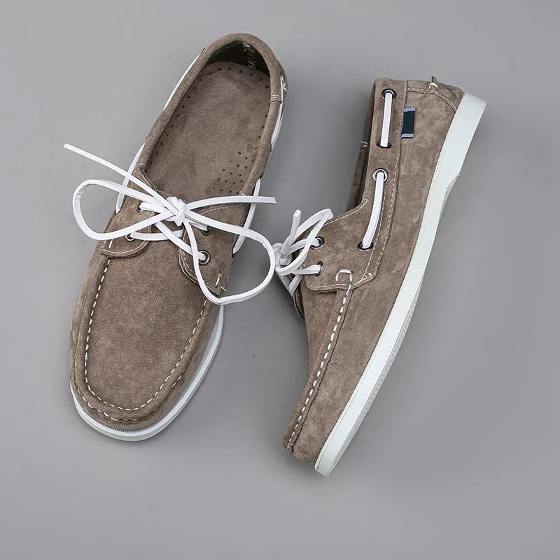 Cape Suede Boat Shoes — Allyours Closet (view 7)
