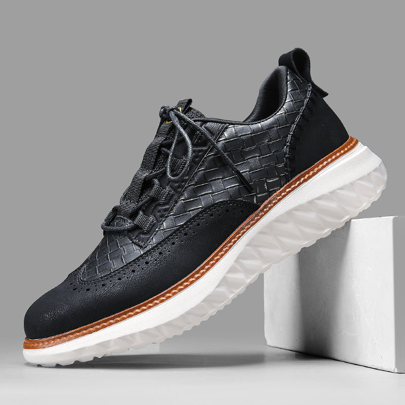 Axis Leather Sneakers — Allyours Closet (view 10)