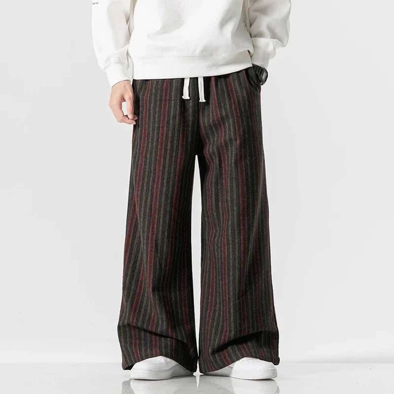 Calder Striped Trousers — Allyours Closet (view 3)