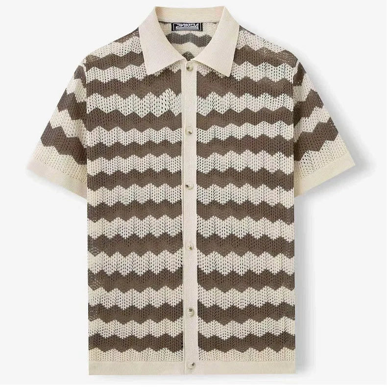 Palmero Knit Button Up — Allyours Closet (view 7)