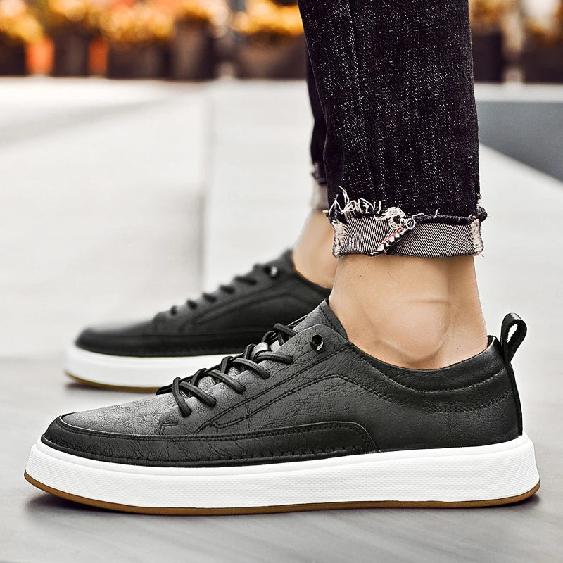 Rowan Leather Sneakers — Allyours Closet (view 11)