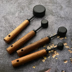 Wood and Steel Measuring Spoon Set — Allyours Closet (view 7)