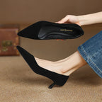 Lecia Suede Pumps — Allyours Closet (view 6)