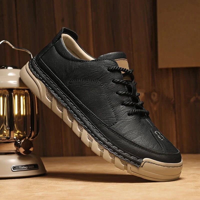 Frontier Leather Sneakers — Allyours Closet (view 8)