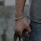 Torin Silver Cuff Bracelet — Allyours Closet