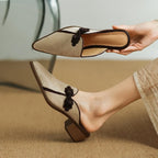 Lotus Suede Heels — Allyours Closet (view 2)
