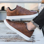 Bastien Leather Sneakers — Allyours Closet (view 6)