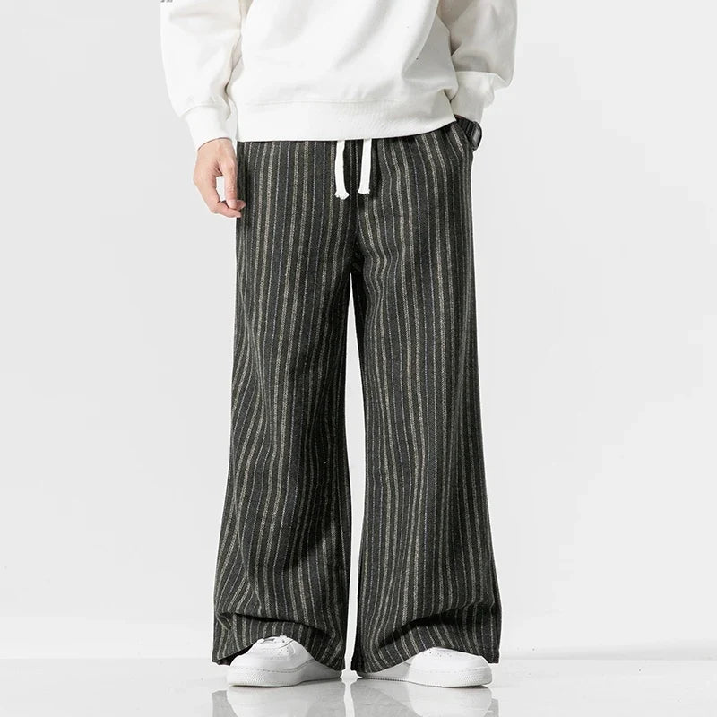 Calder Striped Trousers — Allyours Closet (view 7)