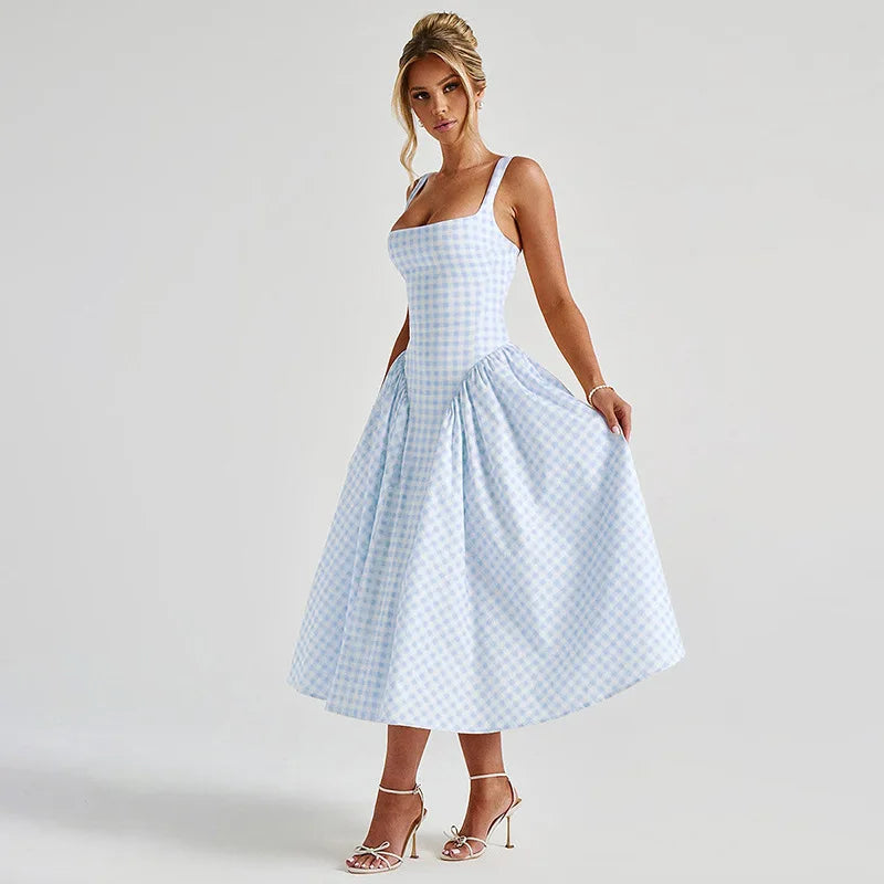 Magnolia Plaid Dress — Allyours Closet (view 8)