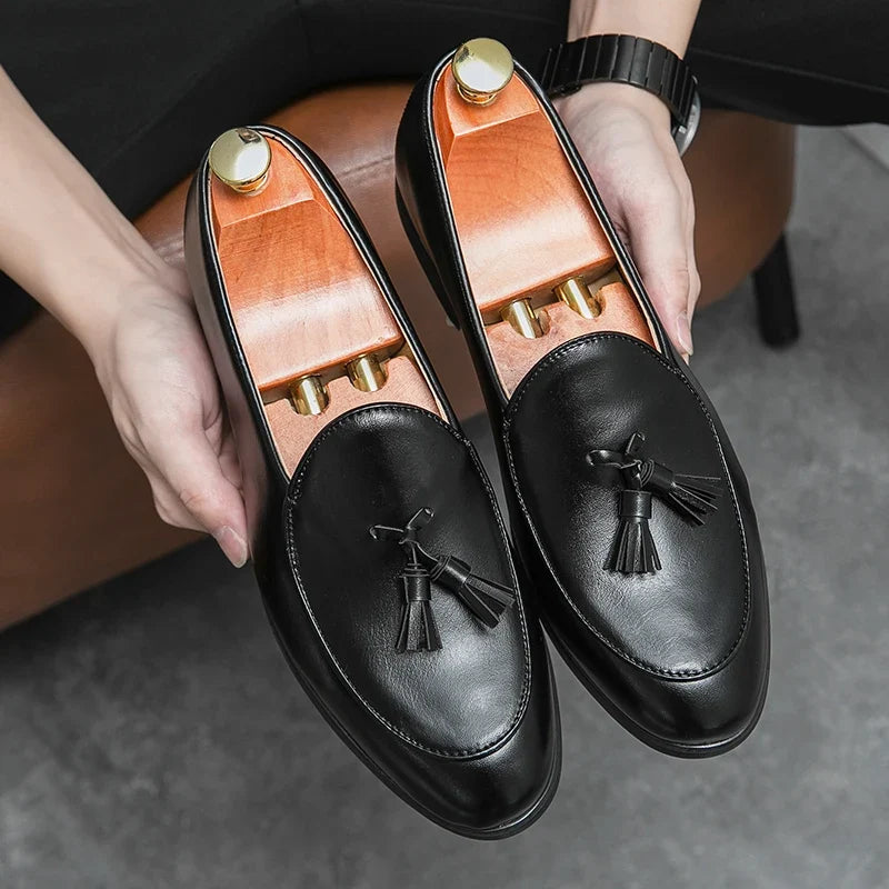 Raffaello Leather Loafers — Allyours Closet (view 6)