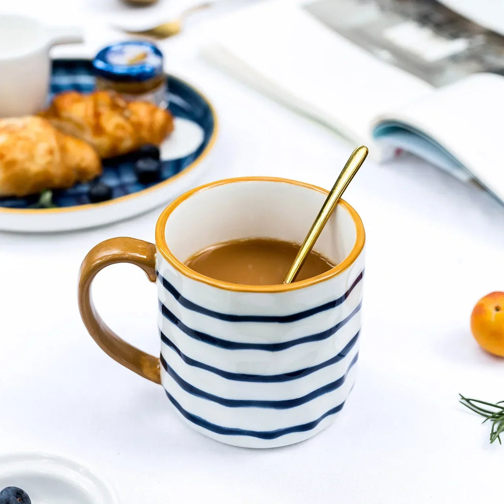 Azure Ceramic Mugs - Rituals Collection — Allyours Closet (view 7)