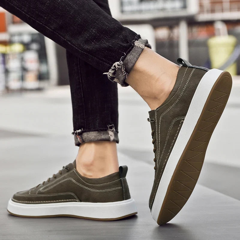 Rowan Leather Sneakers — Allyours Closet (view 6)