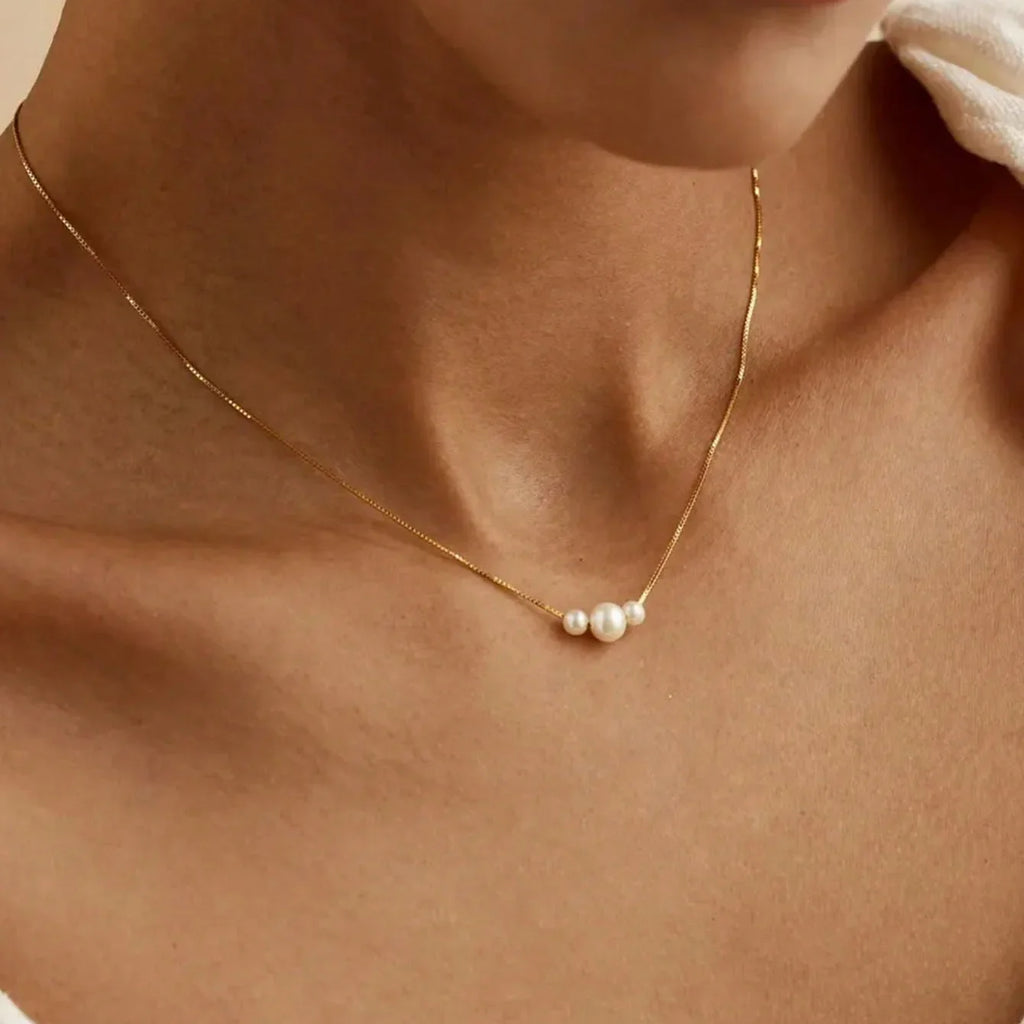 Roselle Pearl Necklace — Allyours Closet (view 8)