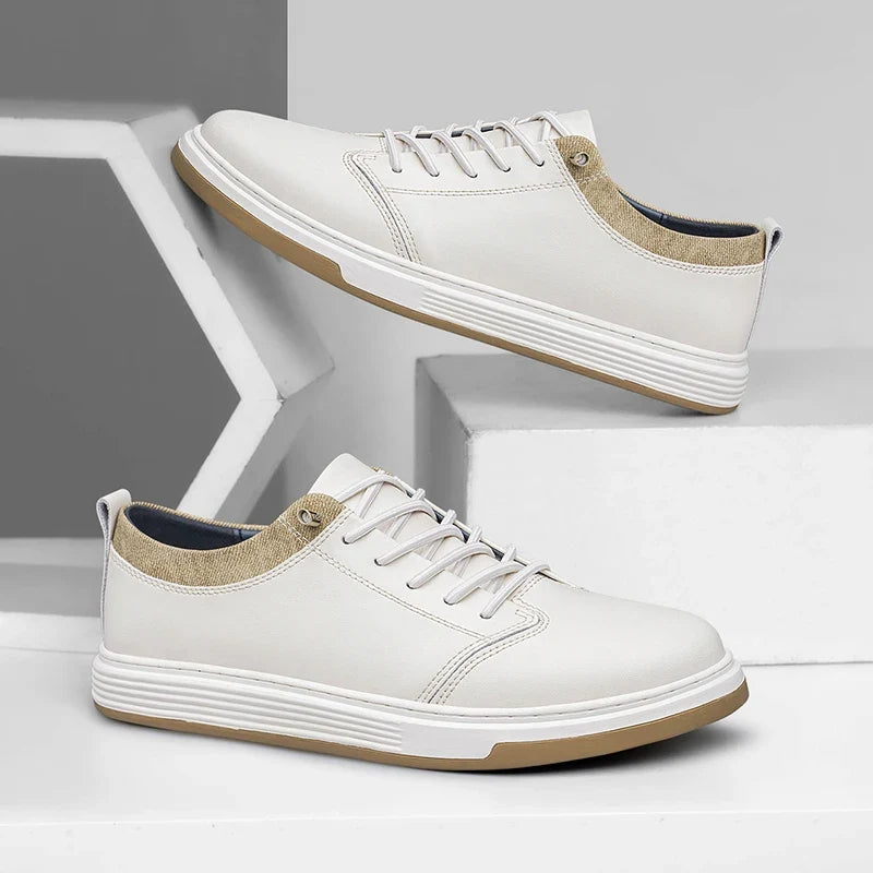 Trevano Leather Sneakers — Allyours Closet (view 3)