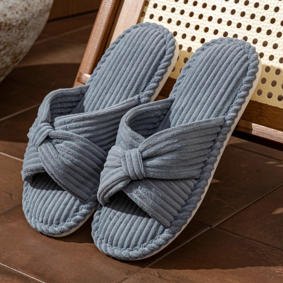 Fiora Plush Slippers — Allyours Closet (view 7)