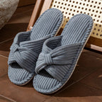 Fiora Plush Slippers — Allyours Closet (view 7)