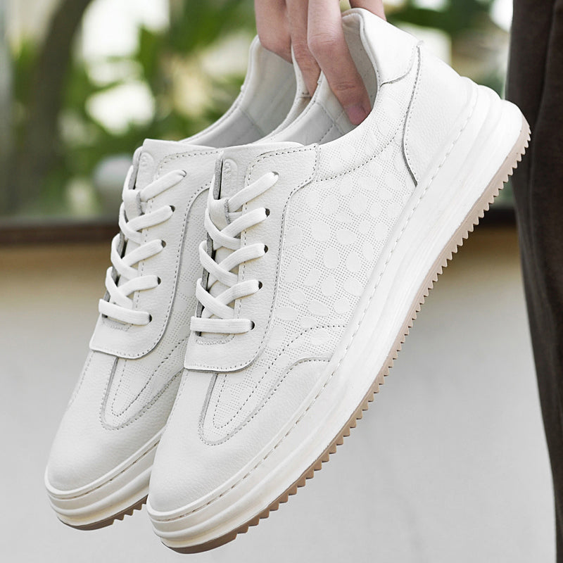 Atticus Leather Sneakers — Allyours Closet (view 5)