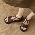 Whitney Leather Sandals — Allyours Closet (view 8)