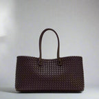 Daria Woven Leather Handbag — Allyours Closet