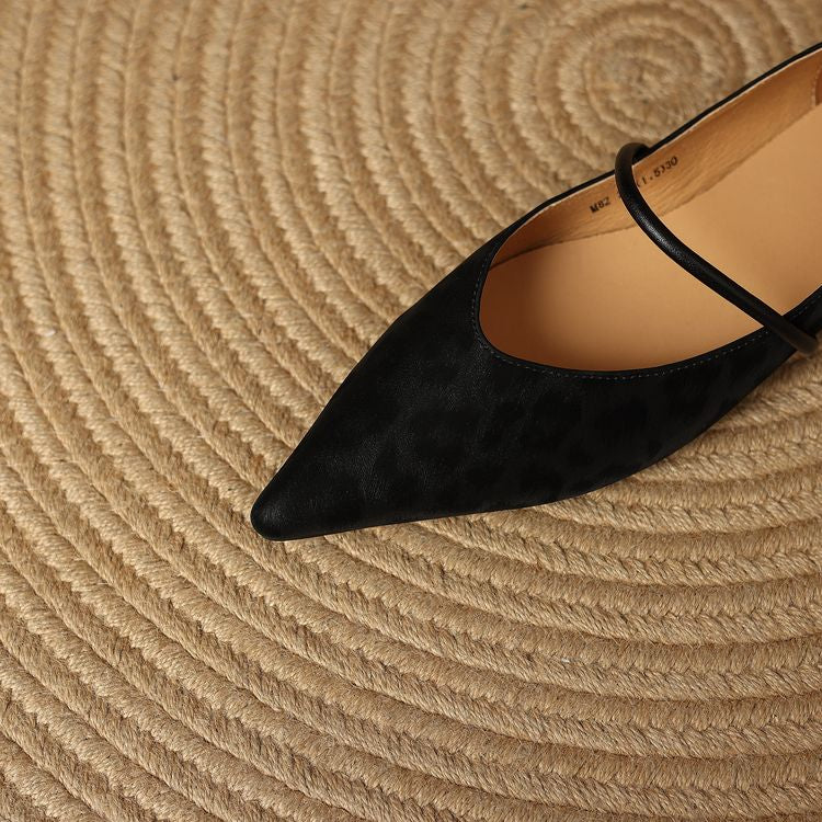 Calista Leather Flats — Allyours Closet (view 11)