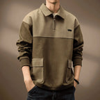 Arlo Prime Long-Sleeve Polo Shirt — Allyours Closet (view 3)