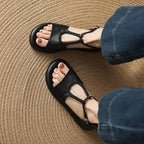 Whitney Leather Sandals — Allyours Closet (view 3)