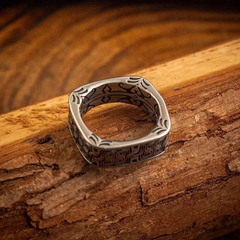 Aziel Steel Ring — Allyours Closet (view 6)