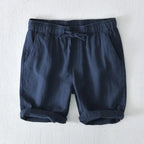 Marston Linen Blend Shorts — Allyours Closet (view 5)