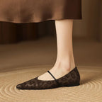 Calista Leather Flats — Allyours Closet (view 5)