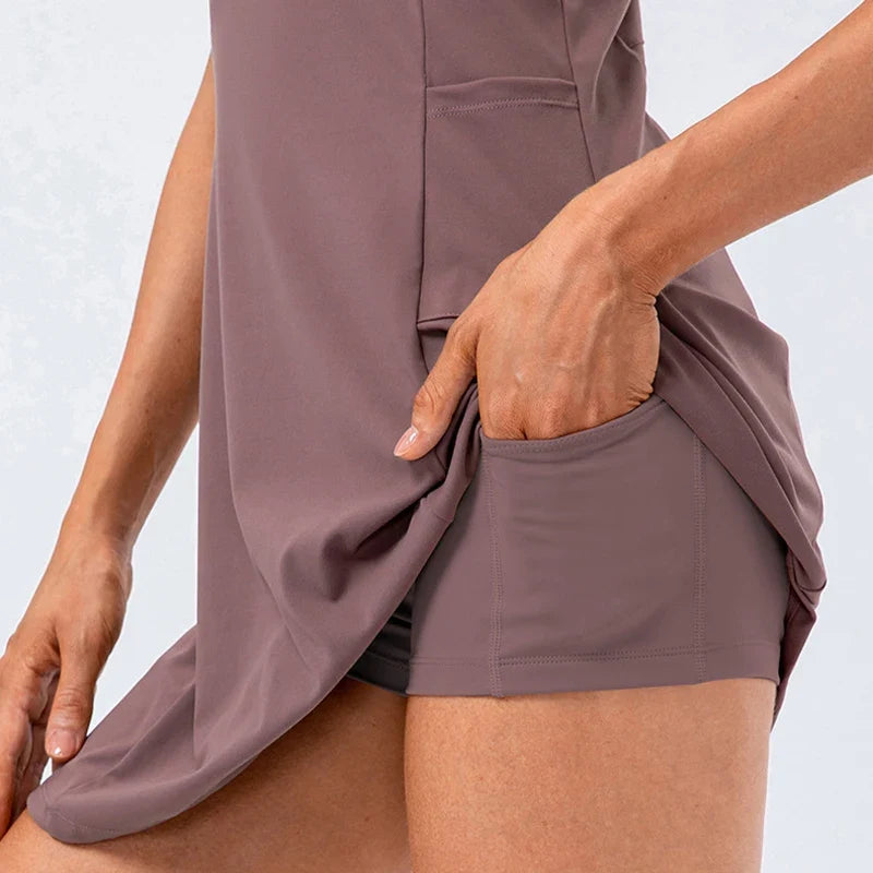 Aloura Athleisure Tennis Dress — Allyours Closet (view 3)