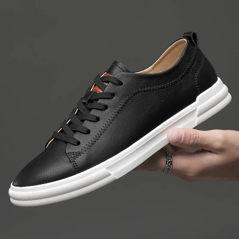 Cassian Leather Sneakers — Allyours Closet (view 5)