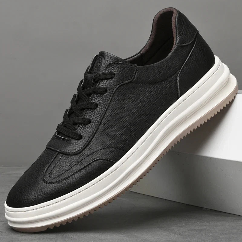 Atticus Leather Sneakers — Allyours Closet (view 10)