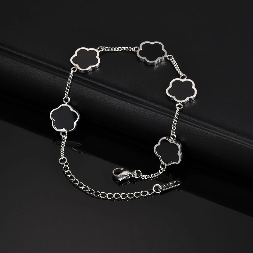 Laurent Steel Bracelet — Allyours Closet (view 7)