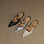 Vieste Genuine Leather Mules — Allyours Closet (view 10)