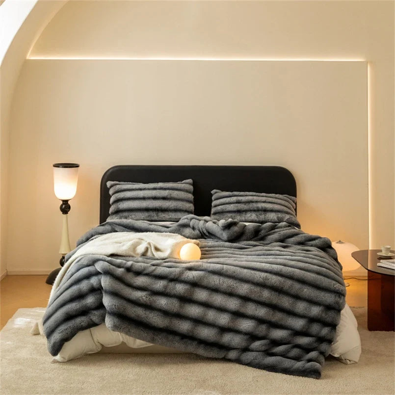 Calista Fur Blanket — Allyours Closet (view 7)