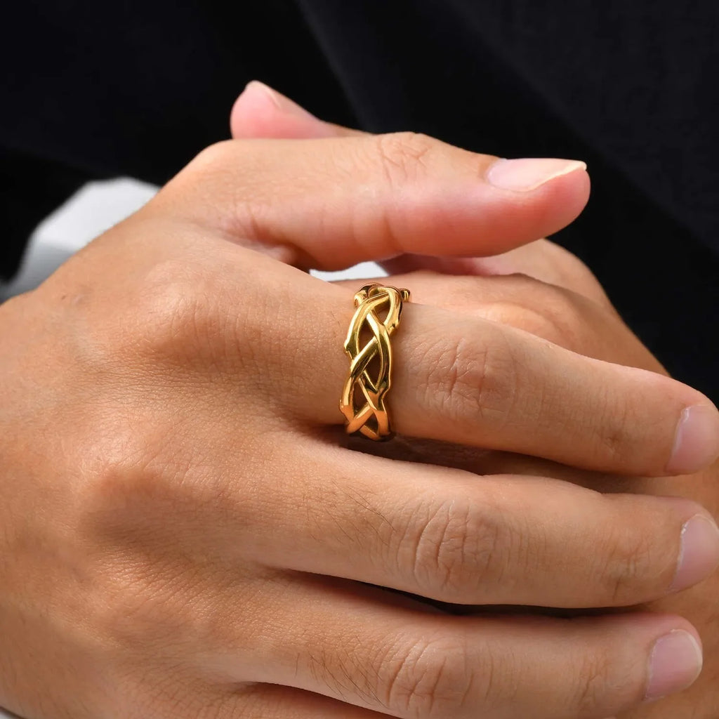 Thorn Steel Ring — Allyours Closet (view 2)