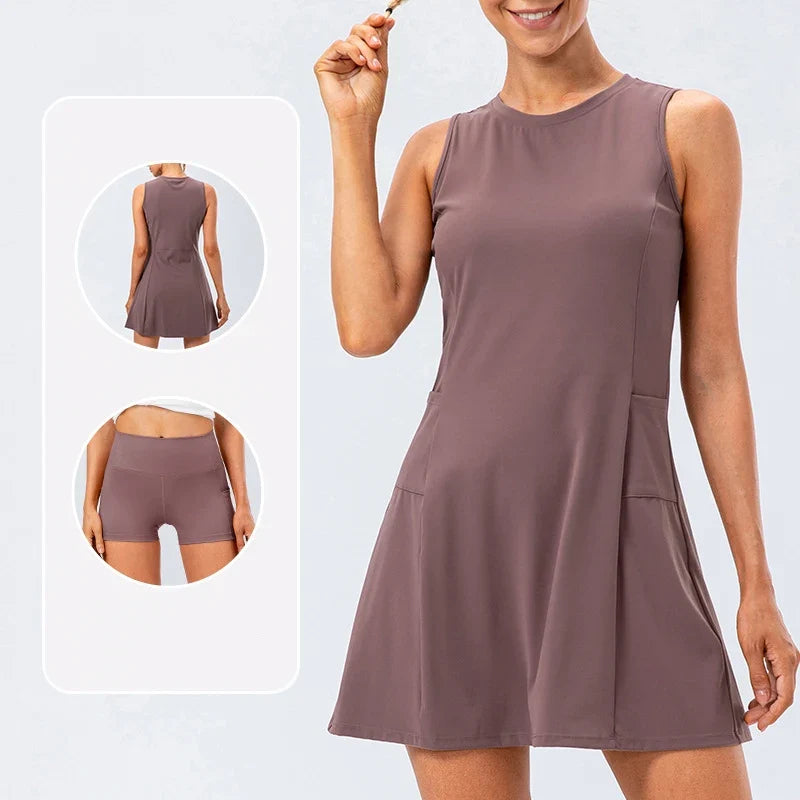 Aloura Athleisure Tennis Dress — Allyours Closet