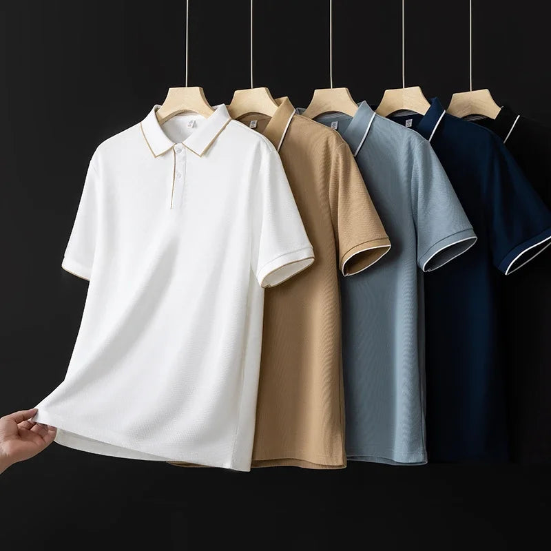 Division Knit Polo — Allyours Closet