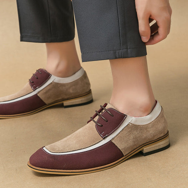 Luciano Suede Dress Shoes — Allyours Closet (view 5)