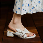 Isabella Leather Sandals — Allyours Closet