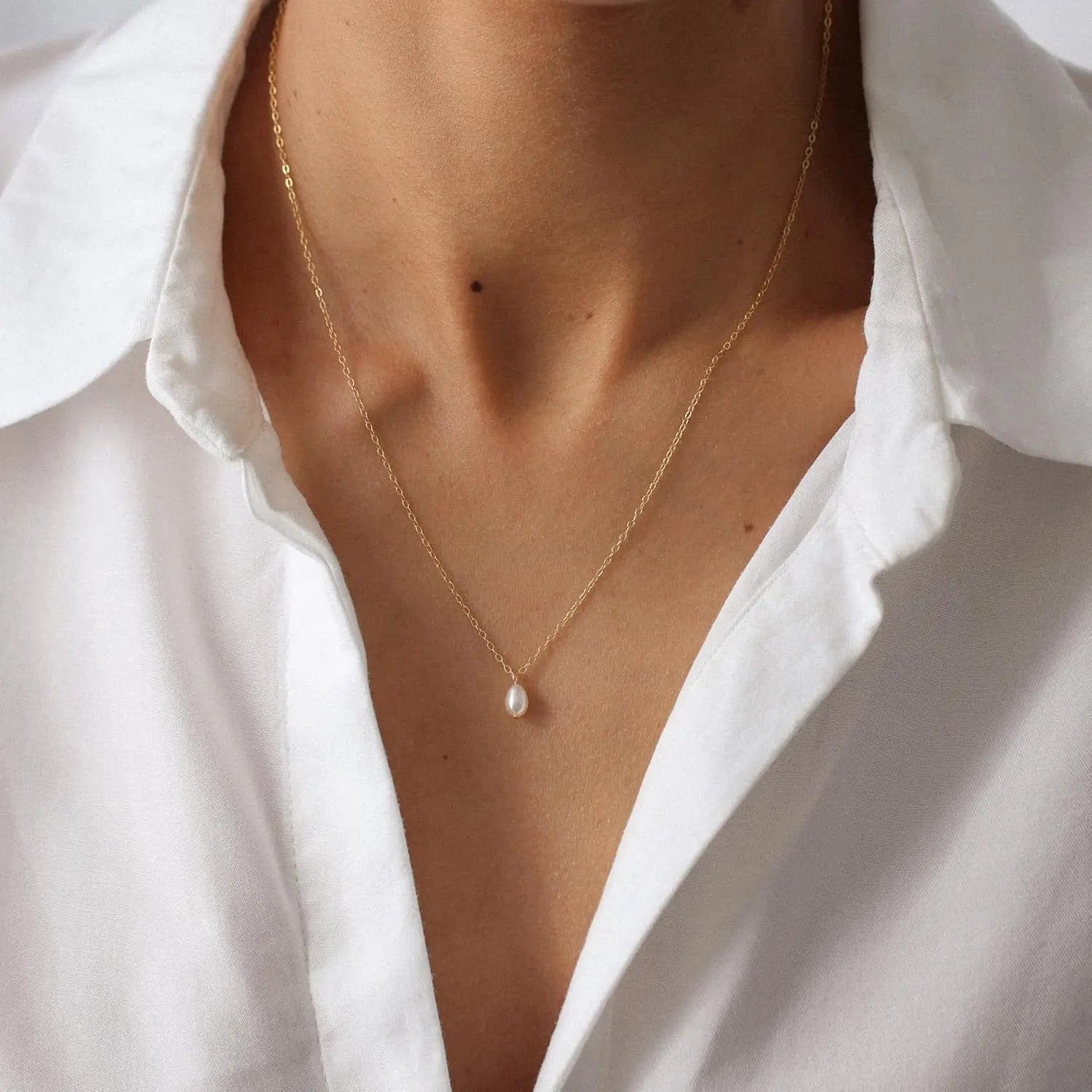 Roselle Pearl Necklace — Allyours Closet (view 3)