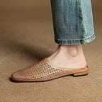 Maris Leather Mules — Allyours Closet