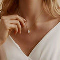 Roselle Pearl Necklace — Allyours Closet