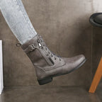 Brandy Leather Boots — Allyours Closet (view 5)