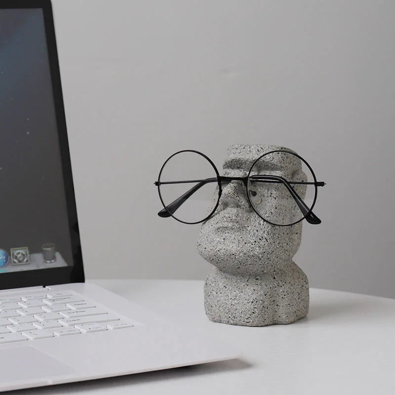 Tiki Head Glasses Stand — Allyours Closet