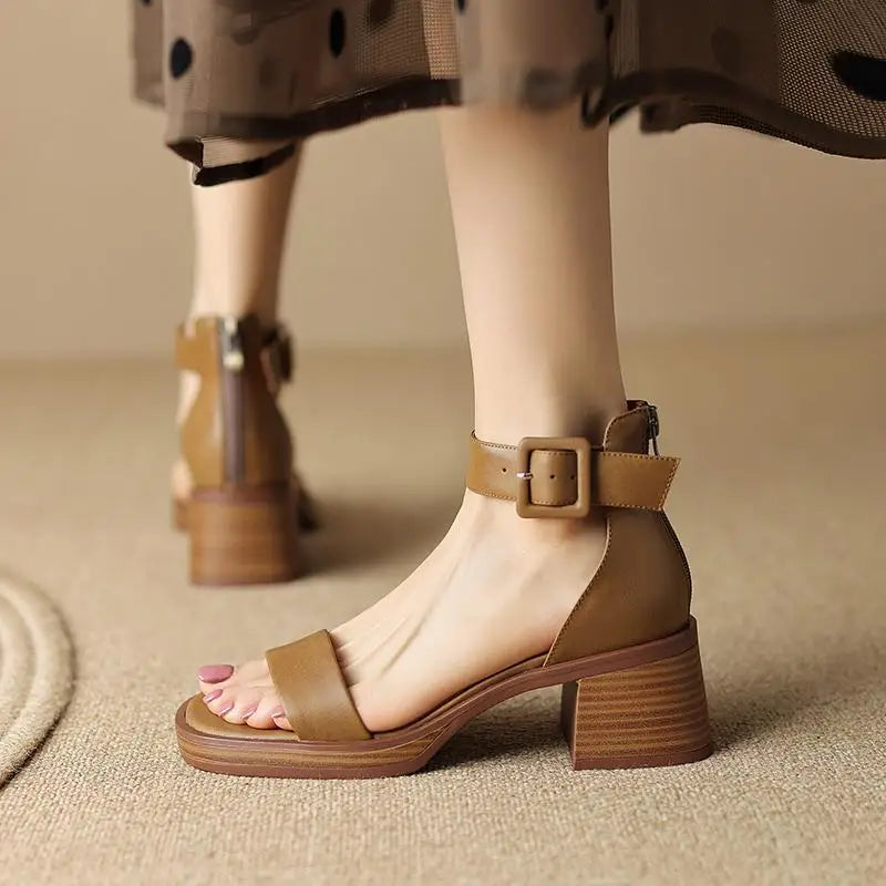 Lauder Strap Heels — Allyours Closet (view 5)