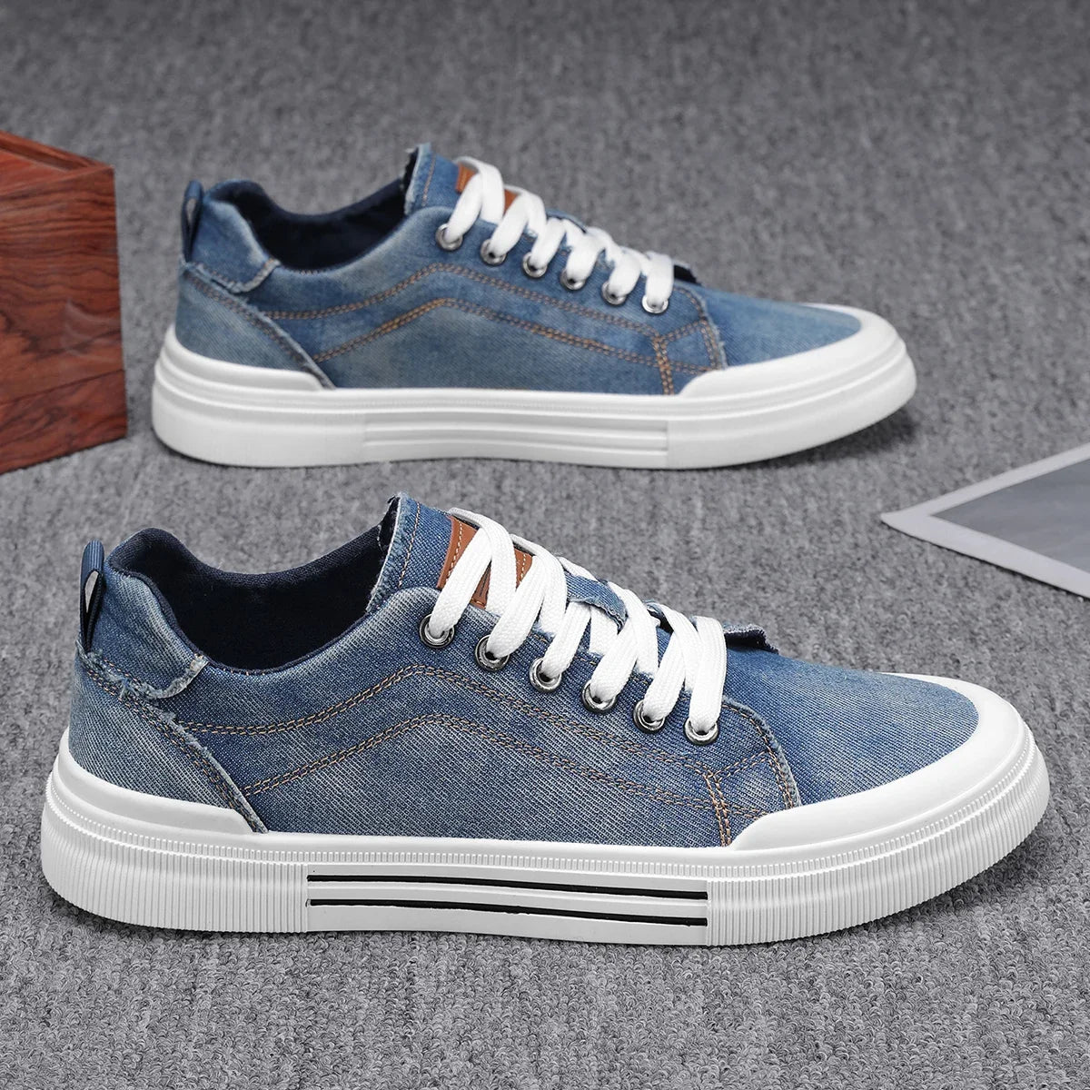 Brooks Denim Sneakers — Allyours Closet (view 3)