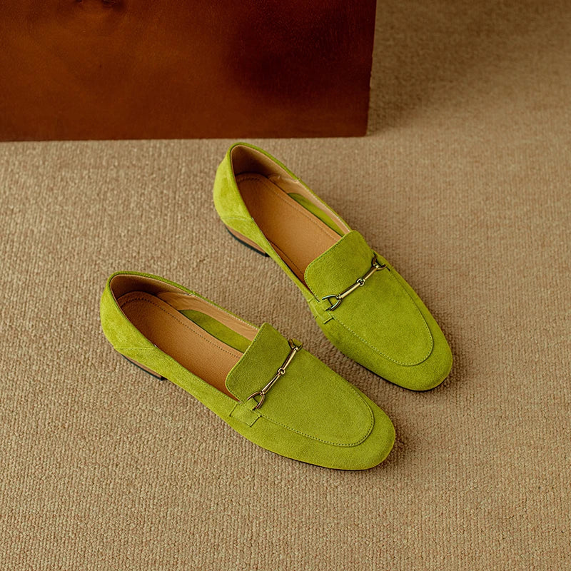 Maristelle Suede Loafers — Allyours Closet (view 4)