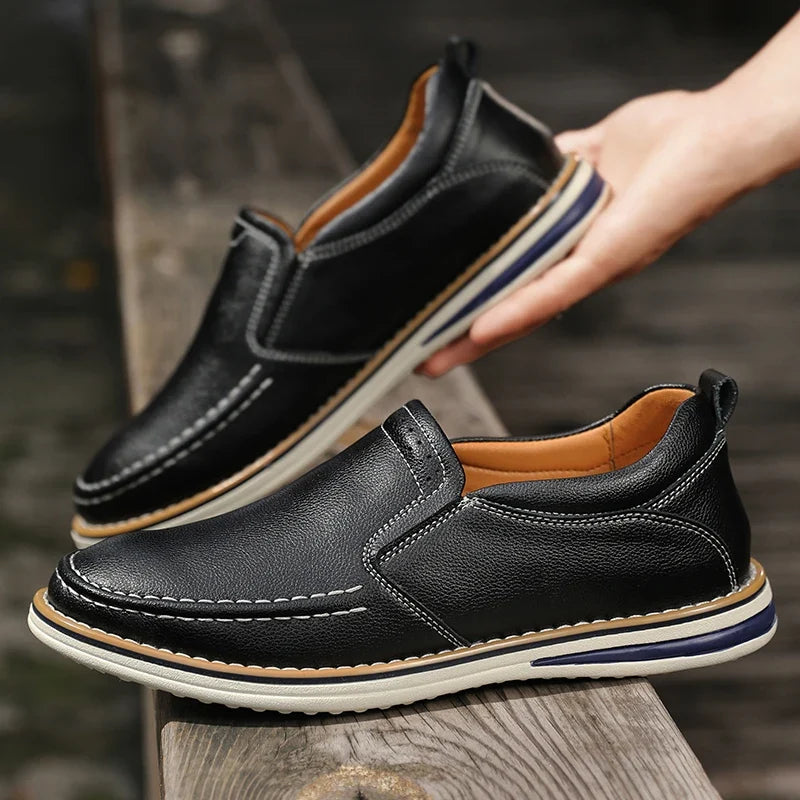 Savino Leather Loafers — Allyours Closet (view 8)